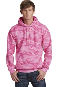 PC78HC - Port & Company Core Fleece Camo Pullover Hooded Sweatshirt