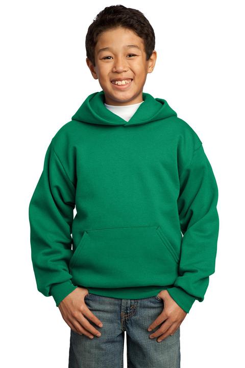 PC90YH - Port & Company - Youth Core Fleece Pullover Hooded Sweatshirt.  PC90YH