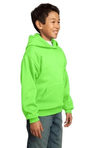 PC90YH - Port & Company - Youth Core Fleece Pullover Hooded Sweatshirt.  PC90YH