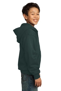 PC90YZH - Port & Company - Youth Core Fleece Full-Zip Hooded Sweatshirt.  PC90YZH