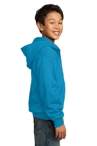 PC90YZH - Port & Company - Youth Core Fleece Full-Zip Hooded Sweatshirt.  PC90YZH