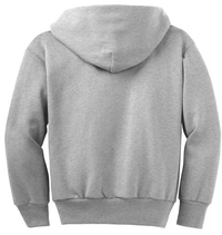 PC90YZH - Port & Company - Youth Core Fleece Full-Zip Hooded Sweatshirt.  PC90YZH