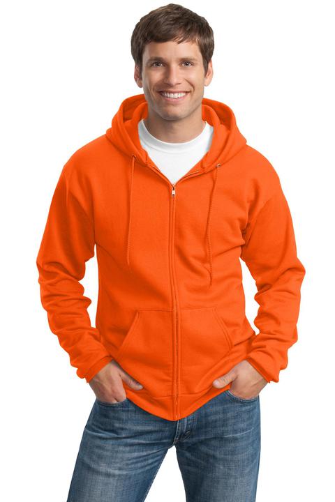 PC90ZHT - Port & Company Tall Essential Fleece Full-Zip Hooded Sweatshirt