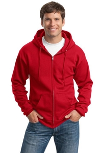 PC90ZHT - Port & Company Tall Essential Fleece Full-Zip Hooded Sweatshirt