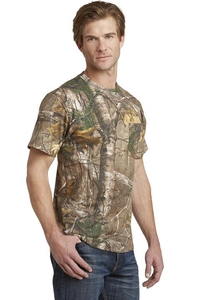 S021R - Russell Outdoors - Realtree Explorer 100% Cotton T-Shirt with Pocket