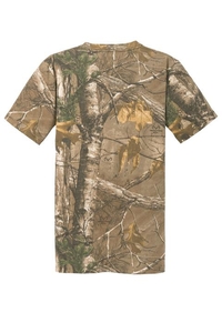 S021R - Russell Outdoors - Realtree Explorer 100% Cotton T-Shirt with Pocket