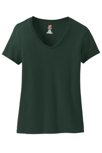 S04V - Hanes Ladies Nano-T Cotton V-Neck T-Shirt