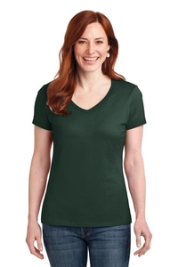 S04V - Hanes Ladies Nano-T Cotton V-Neck T-Shirt