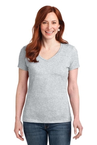 S04V - Hanes Ladies Nano-T Cotton V-Neck T-Shirt