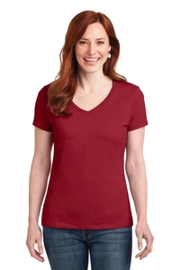 S04V - Hanes Ladies Nano-T Cotton V-Neck T-Shirt