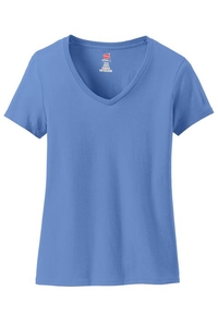 S04V - Hanes Ladies Nano-T Cotton V-Neck T-Shirt