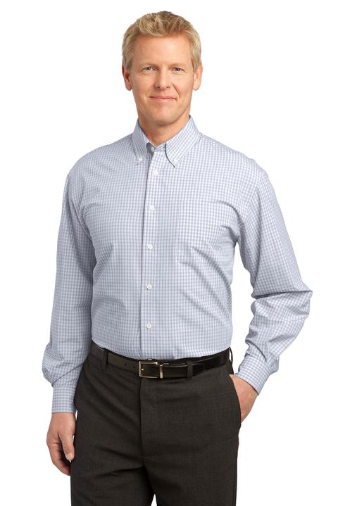 S639 - Port Authority Plaid Pattern Easy Care Shirt