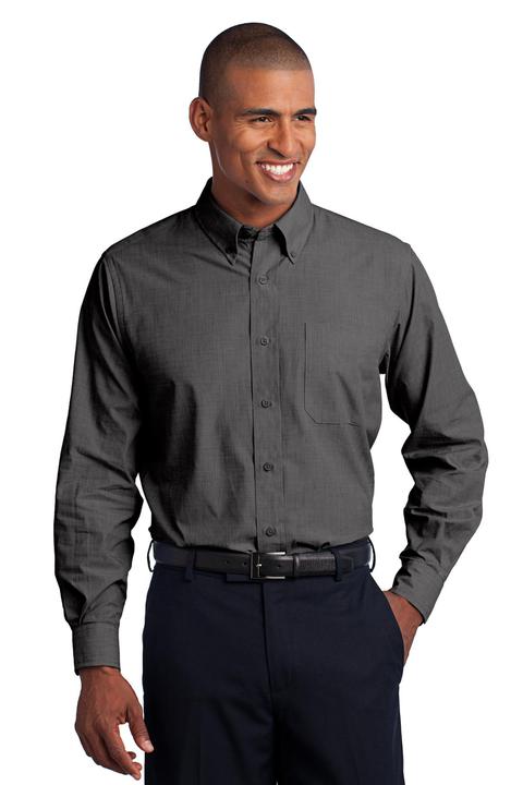 S640 - Port Authority Crosshatch Easy Care Shirt