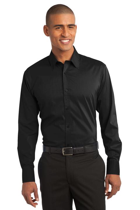 S646 - Port Authority Stretch Poplin Shirt