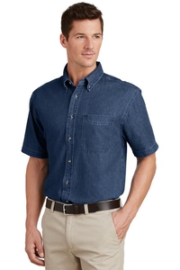 SP11 - Port & Company - Short Sleeve Value Denim Shirt