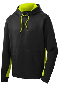 ST235 - Sport-Tek Sport-Wick Fleece Colorblock Hooded Pullover