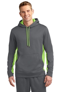 ST235 - Sport-Tek Sport-Wick Fleece Colorblock Hooded Pullover