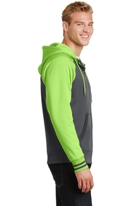 ST236 - Sport-Tek Sport-Wick Varsity Fleece Full-Zip Hooded Jacket