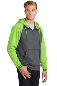 ST236 - Sport-Tek Sport-Wick Varsity Fleece Full-Zip Hooded Jacket