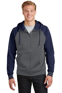 ST236 - Sport-Tek Sport-Wick Varsity Fleece Full-Zip Hooded Jacket