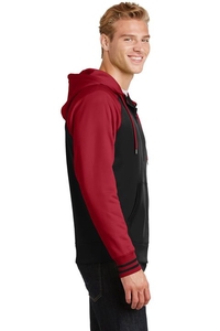 ST236 - Sport-Tek Sport-Wick Varsity Fleece Full-Zip Hooded Jacket