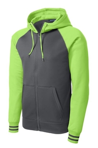 ST236 - Sport-Tek Sport-Wick Varsity Fleece Full-Zip Hooded Jacket