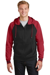 ST236 - Sport-Tek Sport-Wick Varsity Fleece Full-Zip Hooded Jacket