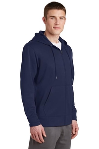 ST238 - Sport-Tek Sport-Wick Fleece Full-Zip Hooded Jacket.  ST238