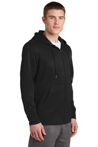 ST238 - Sport-Tek Sport-Wick Fleece Full-Zip Hooded Jacket.  ST238