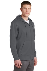 ST238 - Sport-Tek Sport-Wick Fleece Full-Zip Hooded Jacket.  ST238