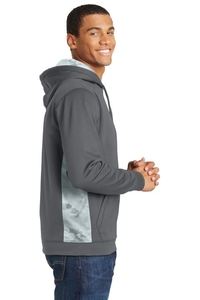 ST239 - Sport-Tek Sport-Wick CamoHex Fleece Colorblock Hooded Pullover