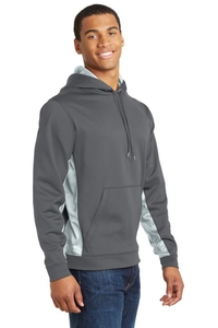 ST239 - Sport-Tek Sport-Wick CamoHex Fleece Colorblock Hooded Pullover