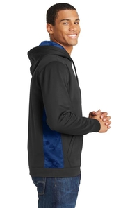 ST239 - Sport-Tek Sport-Wick CamoHex Fleece Colorblock Hooded Pullover