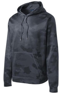 ST240 - Sport-Tek Sport-Wick CamoHex Fleece Hooded Pullover