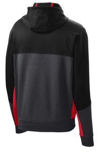 ST245 - Sport-Tek Tech Fleece Colorblock Full-Zip Hooded Jacket