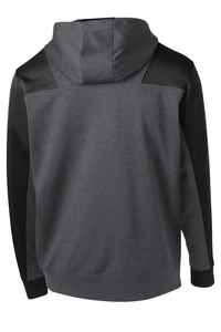 ST249 - Sport-Tek  Tech Fleece Colorblock 1/4-Zip Hooded Sweatshirt