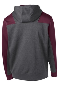 ST249 - Sport-Tek  Tech Fleece Colorblock 1/4-Zip Hooded Sweatshirt