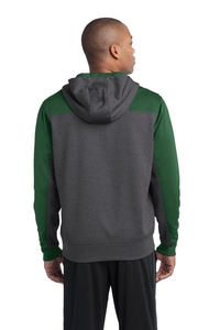 ST249 - Sport-Tek  Tech Fleece Colorblock 1/4-Zip Hooded Sweatshirt