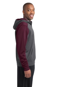 ST249 - Sport-Tek  Tech Fleece Colorblock 1/4-Zip Hooded Sweatshirt