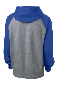 ST267 - Sport-Tek Raglan Colorblock Pullover Hooded Sweatshirt