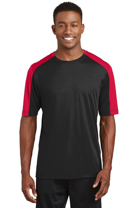 ST354 - Sport-Tek PosiCharge Competitor Sleeve-Blocked Tee