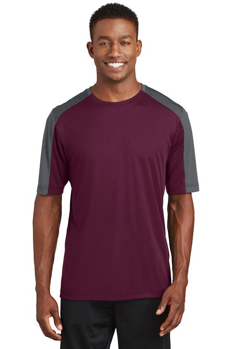 ST354 - Sport-Tek PosiCharge Competitor Sleeve-Blocked Tee