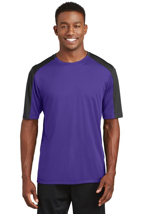 ST354 - Sport-Tek PosiCharge Competitor Sleeve-Blocked Tee