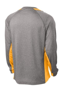 ST361LS - Sport-Tek Long Sleeve Heather Colorblock Contender Tee