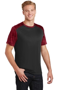 ST371 - Sport-Tek CamoHex Colorblock Tee