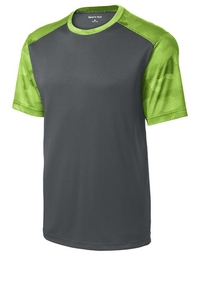 ST371 - Sport-Tek CamoHex Colorblock Tee