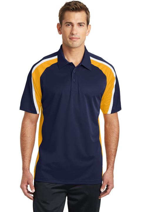 ST654 - Sport-Tek Tricolor Micropique Sport-Wick Polo