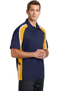 ST654 - Sport-Tek Tricolor Micropique Sport-Wick Polo