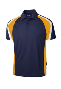 ST654 - Sport-Tek Tricolor Micropique Sport-Wick Polo