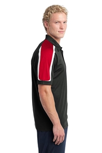 ST658 - Sport-Tek Tricolor Shoulder Micropique Sport-Wick Polo